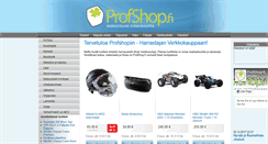 Desktop Screenshot of profshop.fi